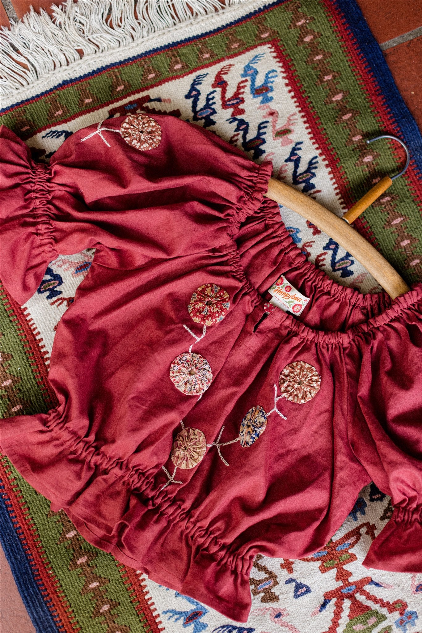 The Albany Blouse | Yo-Yo Appliqué
