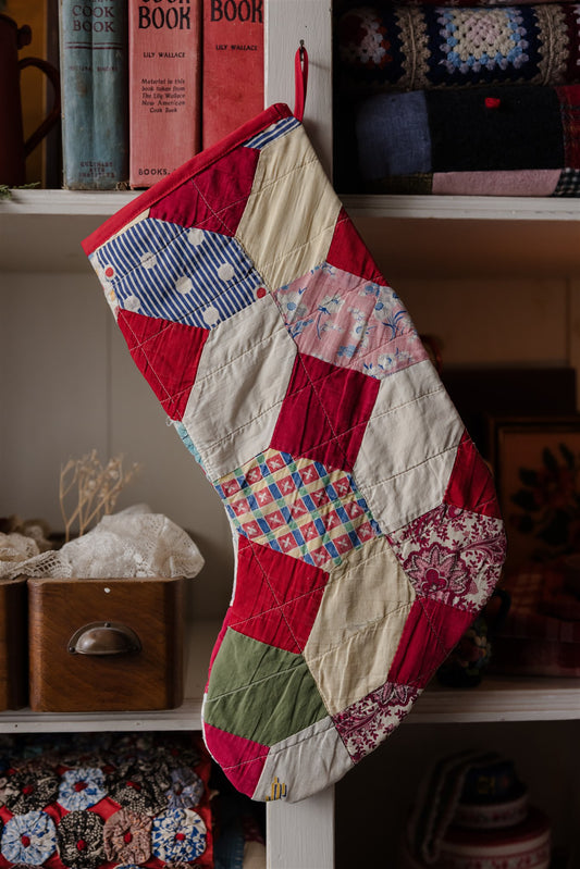 Heirloom Quilt Stocking
