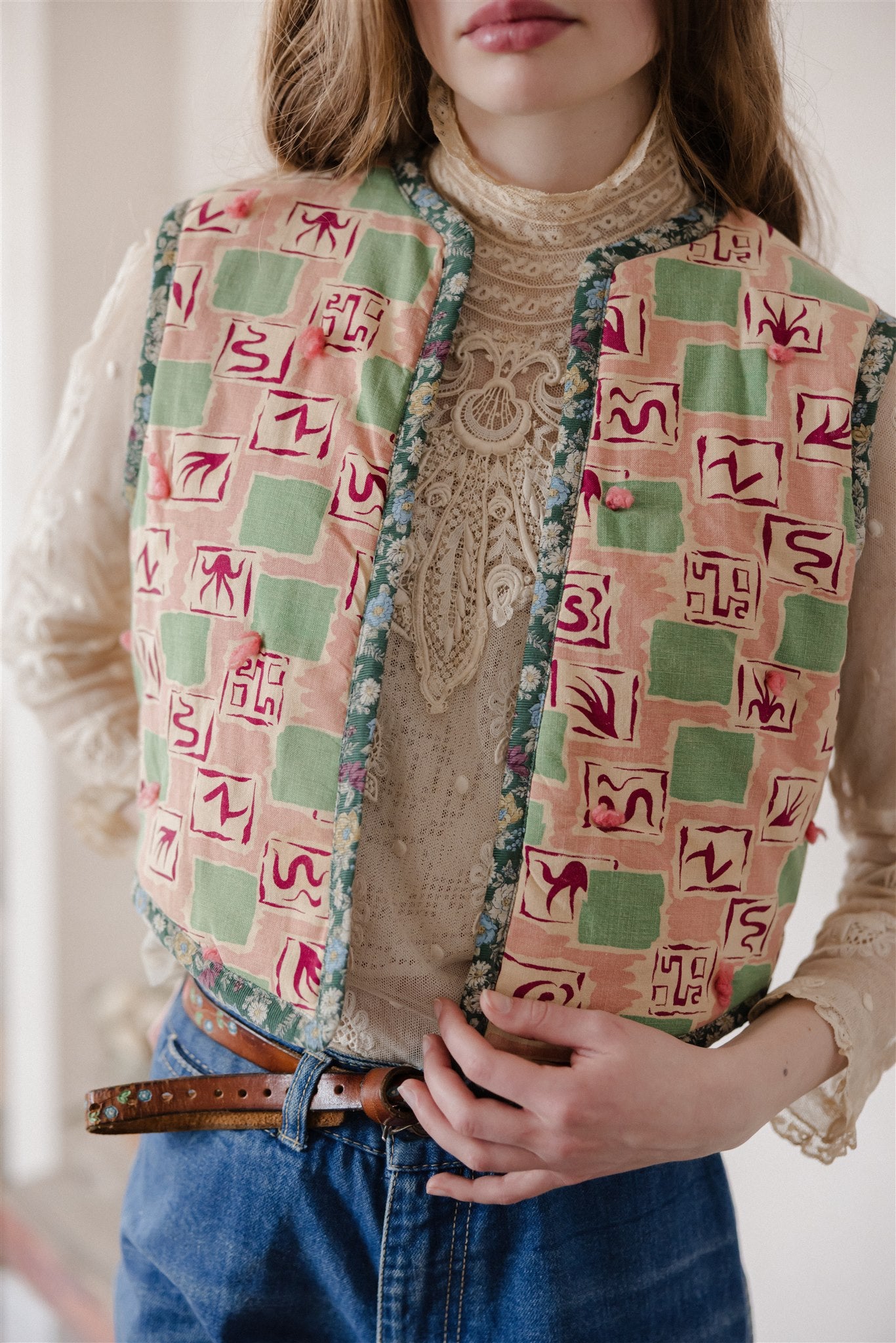 Margaux Folk Vest | Village Square