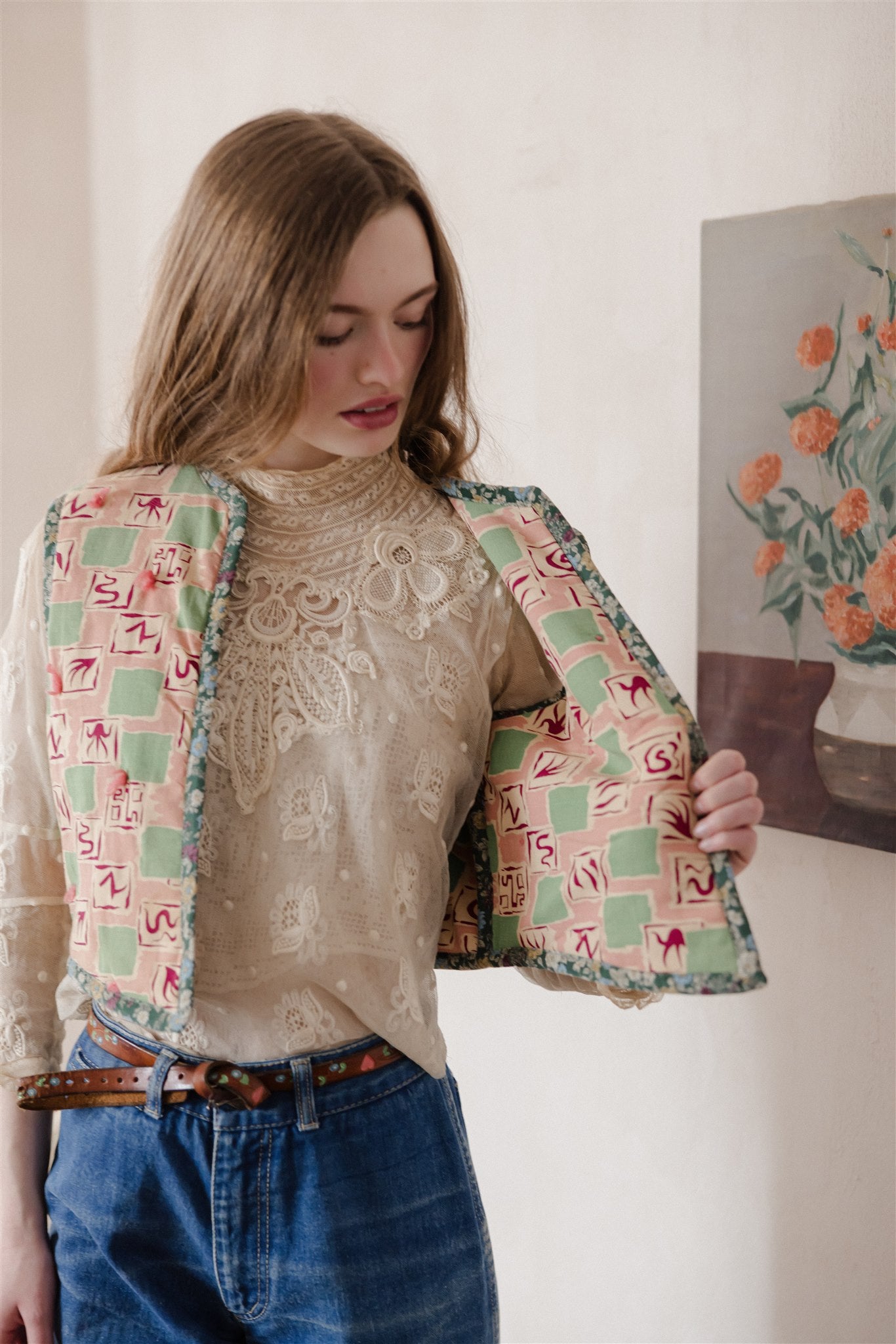 Margaux Folk Vest | Village Square