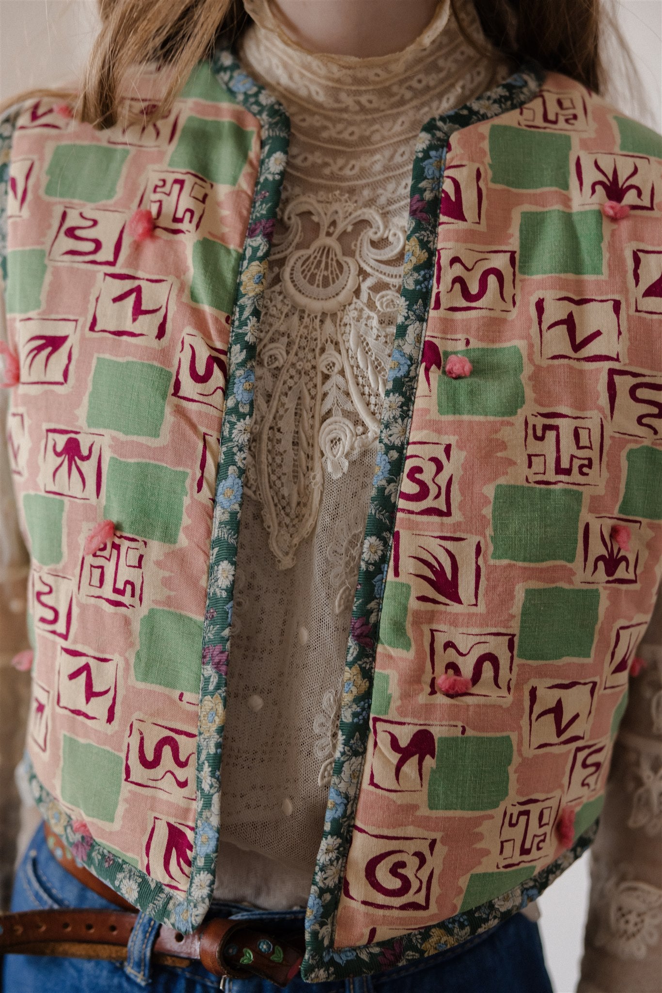Margaux Folk Vest | Village Square