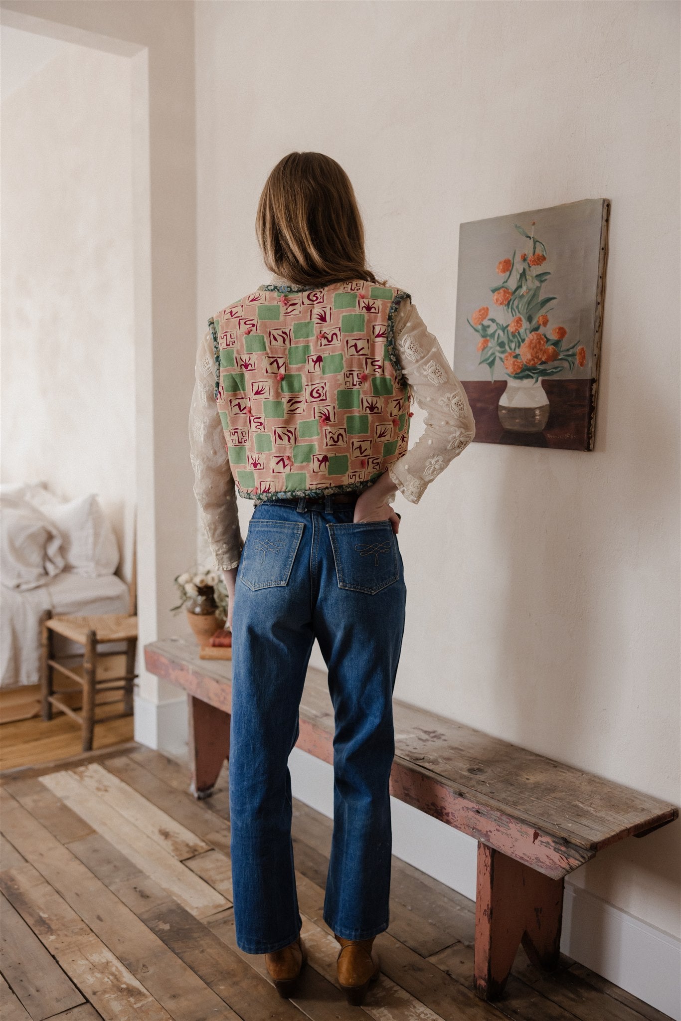 Margaux Folk Vest | Village Square