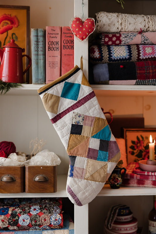 Heirloom Quilt Stocking