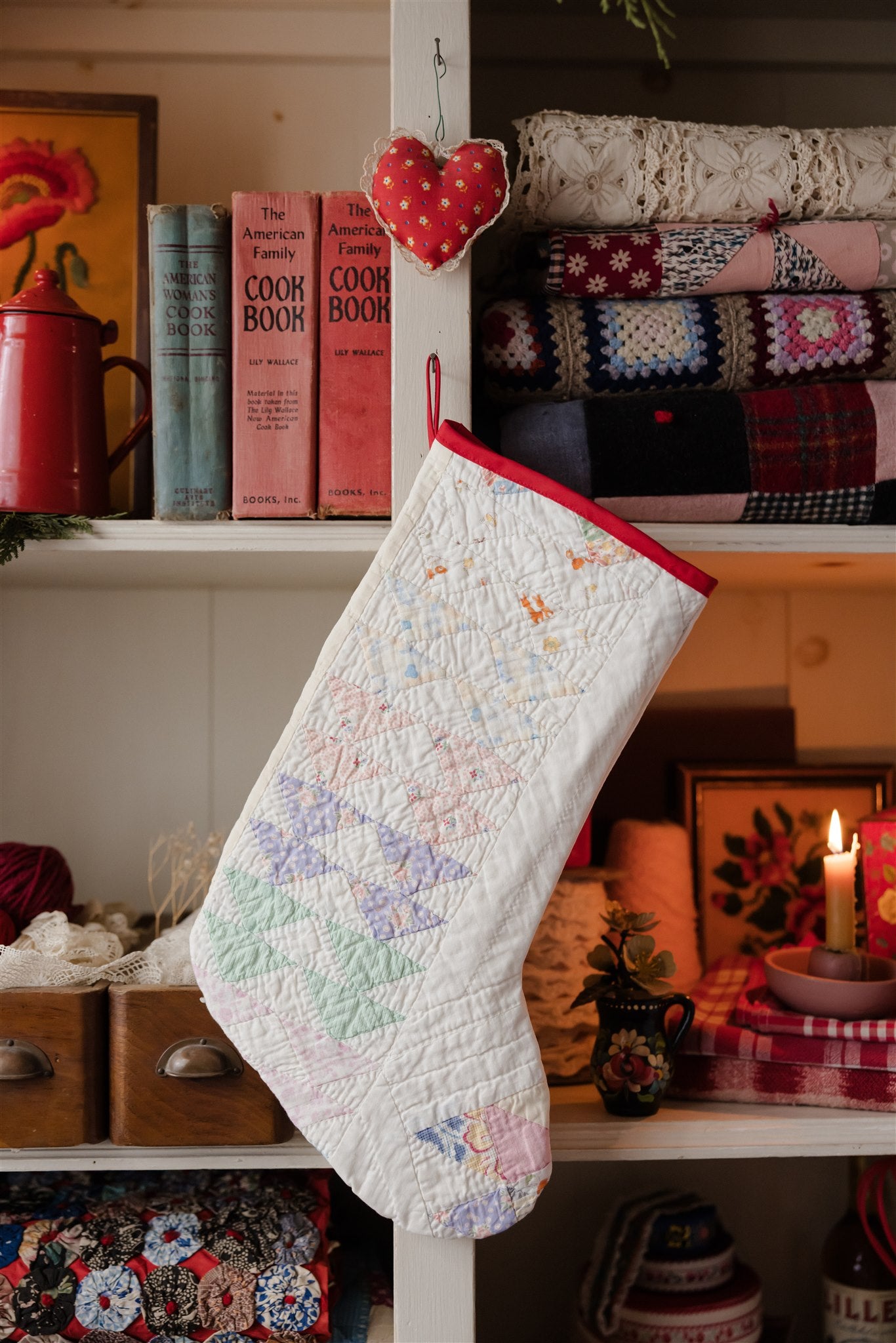 Heirloom Quilt Stocking