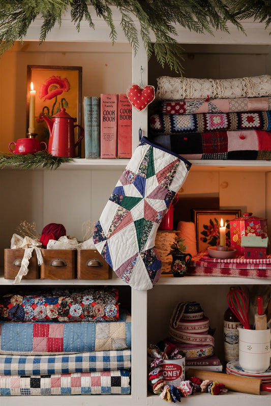 Heirloom Quilt Stocking