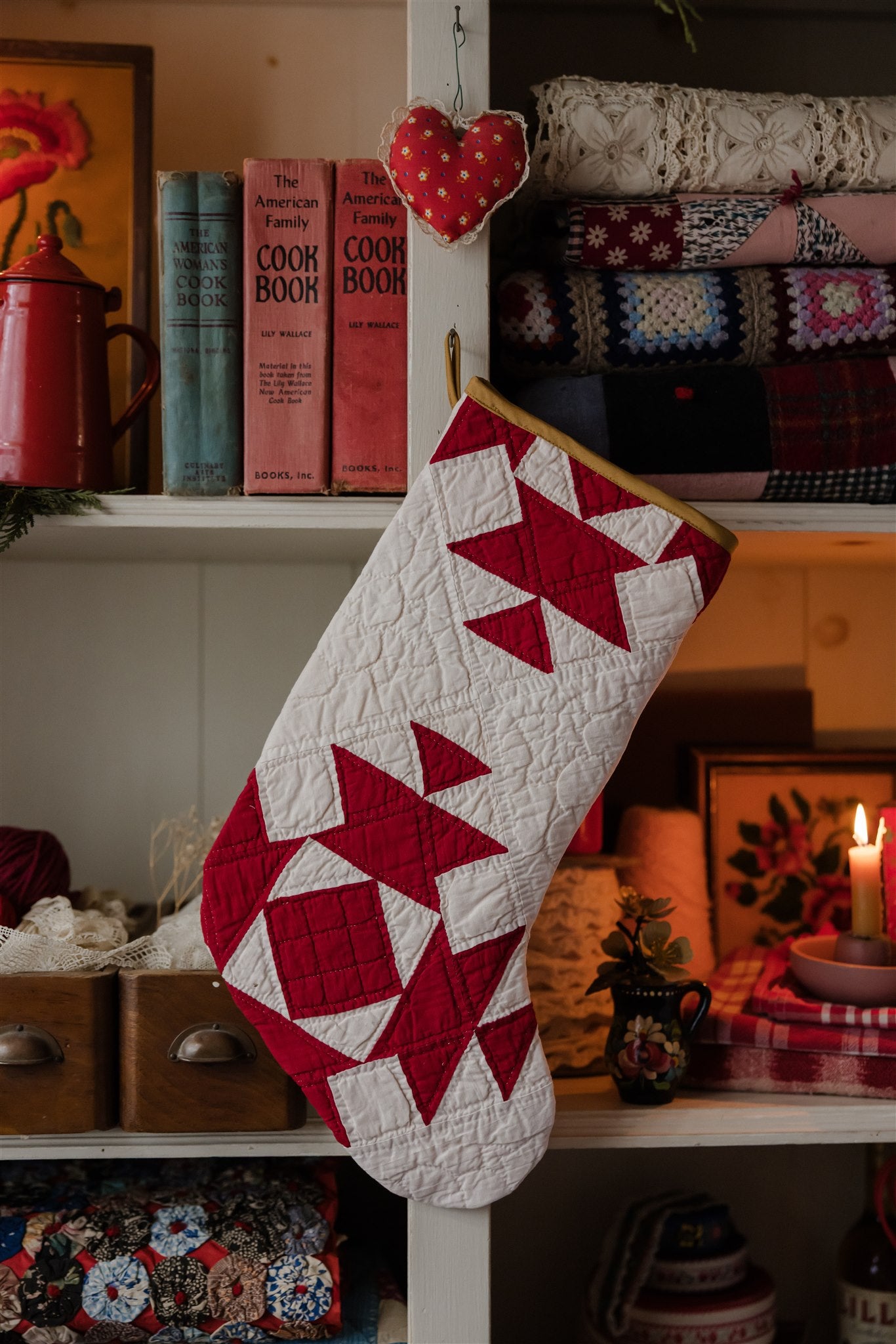 Heirloom Quilt Stocking