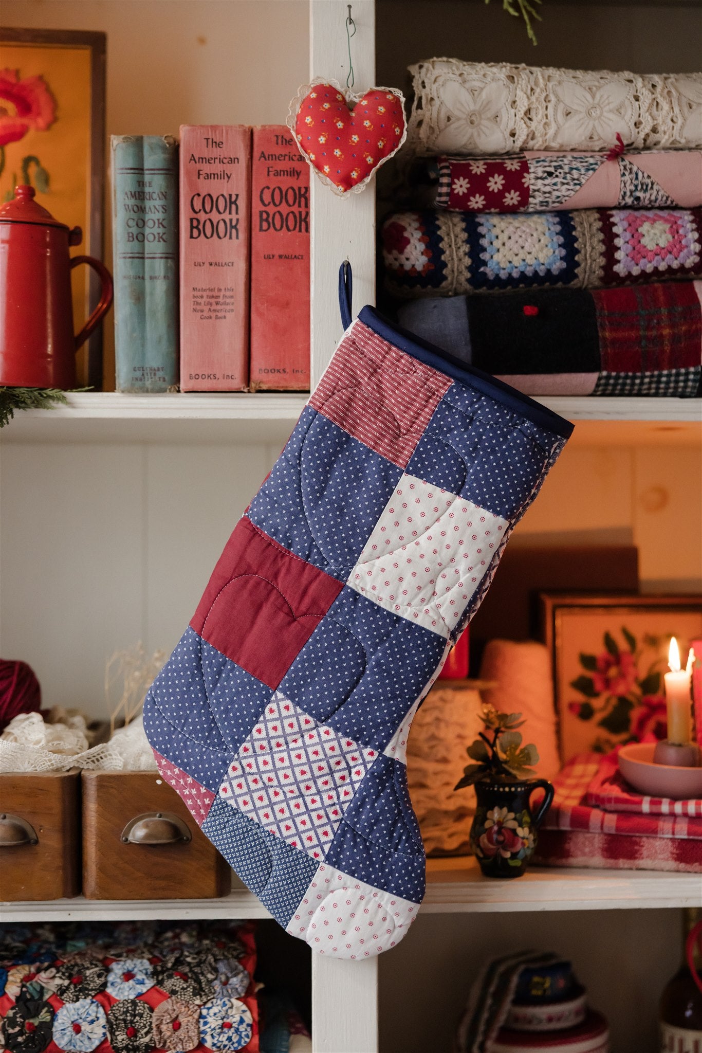 Heirloom Quilt Stocking