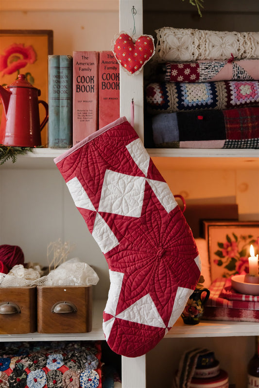 Heirloom Quilt Stocking