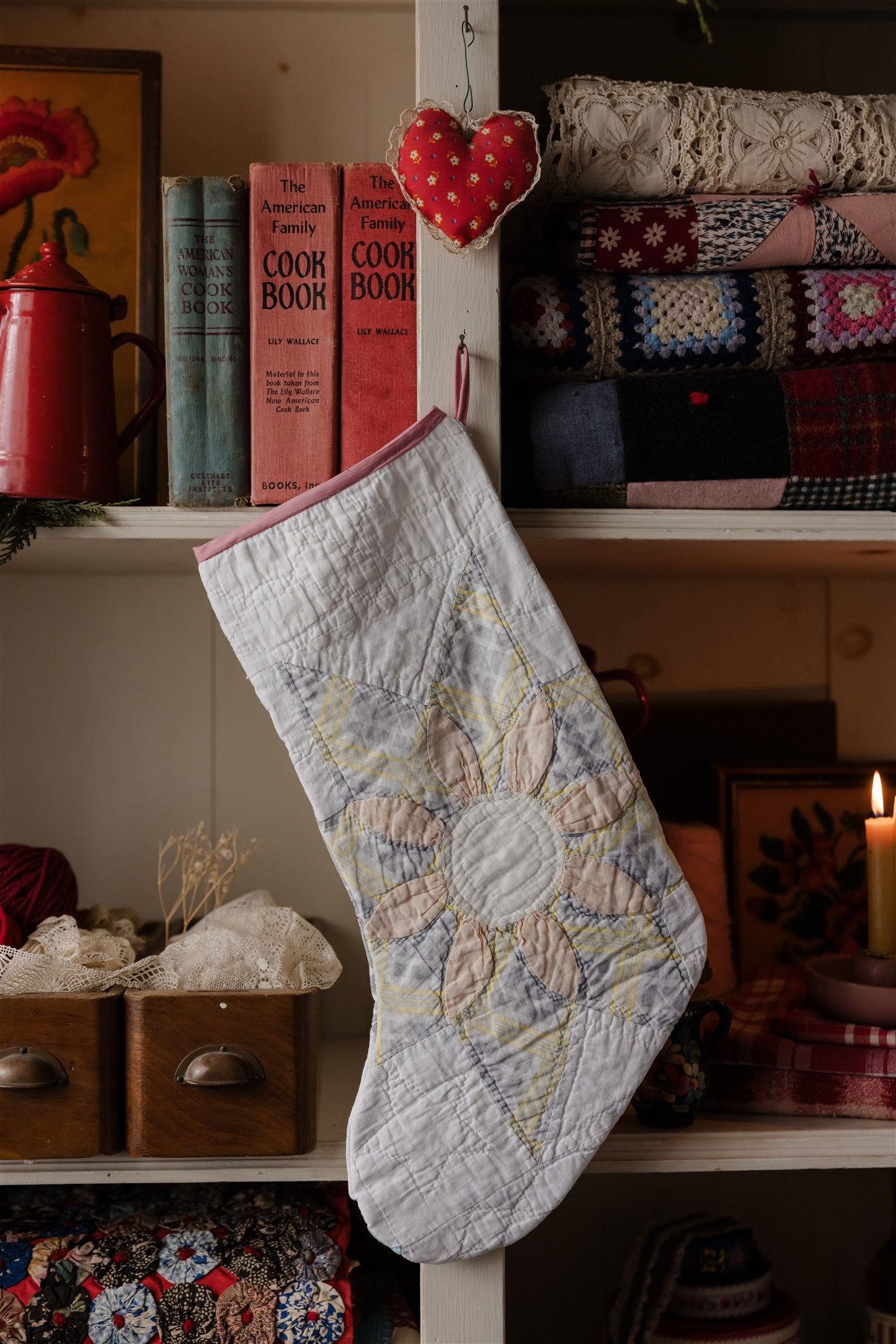 Heirloom Quilt Stocking