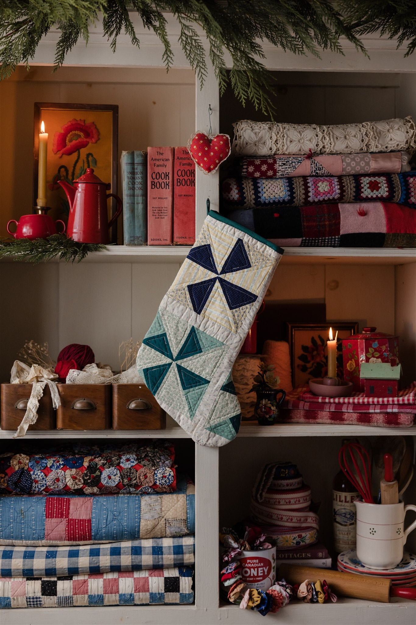 Heirloom Quilt Stocking