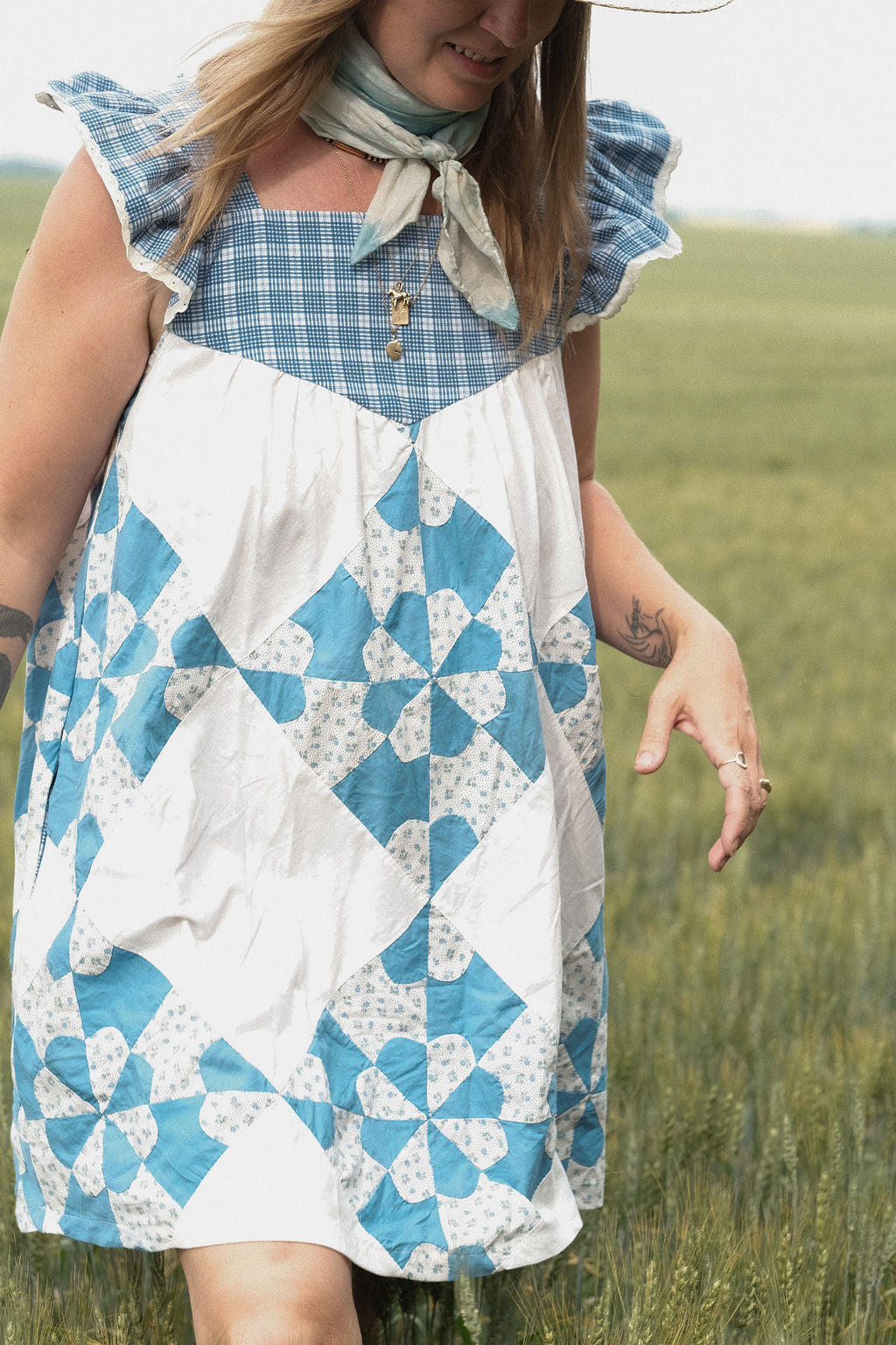 The Jumble Dress in Heirloom Gold | Country Fair