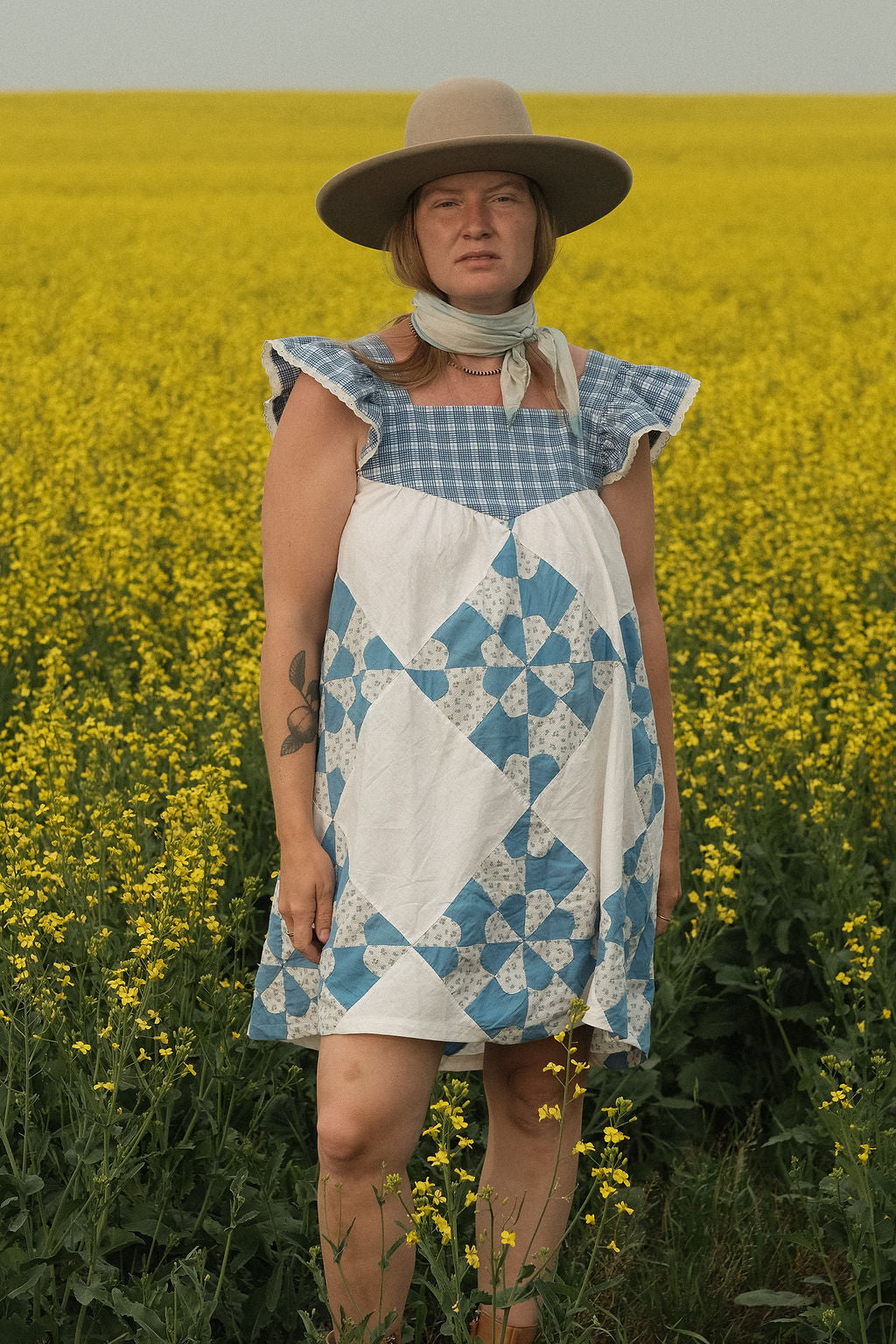 The Jumble Dress in Heirloom Gold | Country Fair