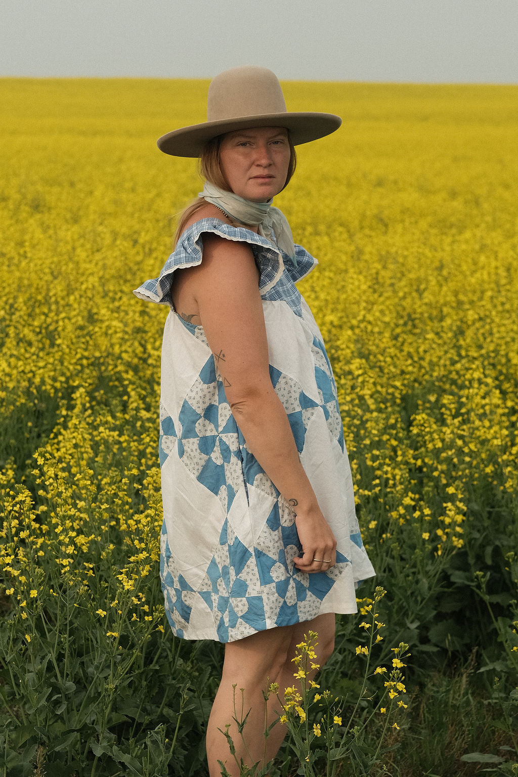 The Jumble Dress in Heirloom Gold | Country Fair