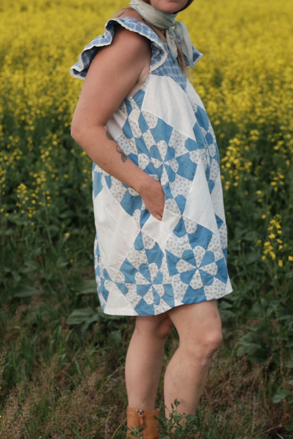 The Jumble Dress in Heirloom Gold | Country Fair