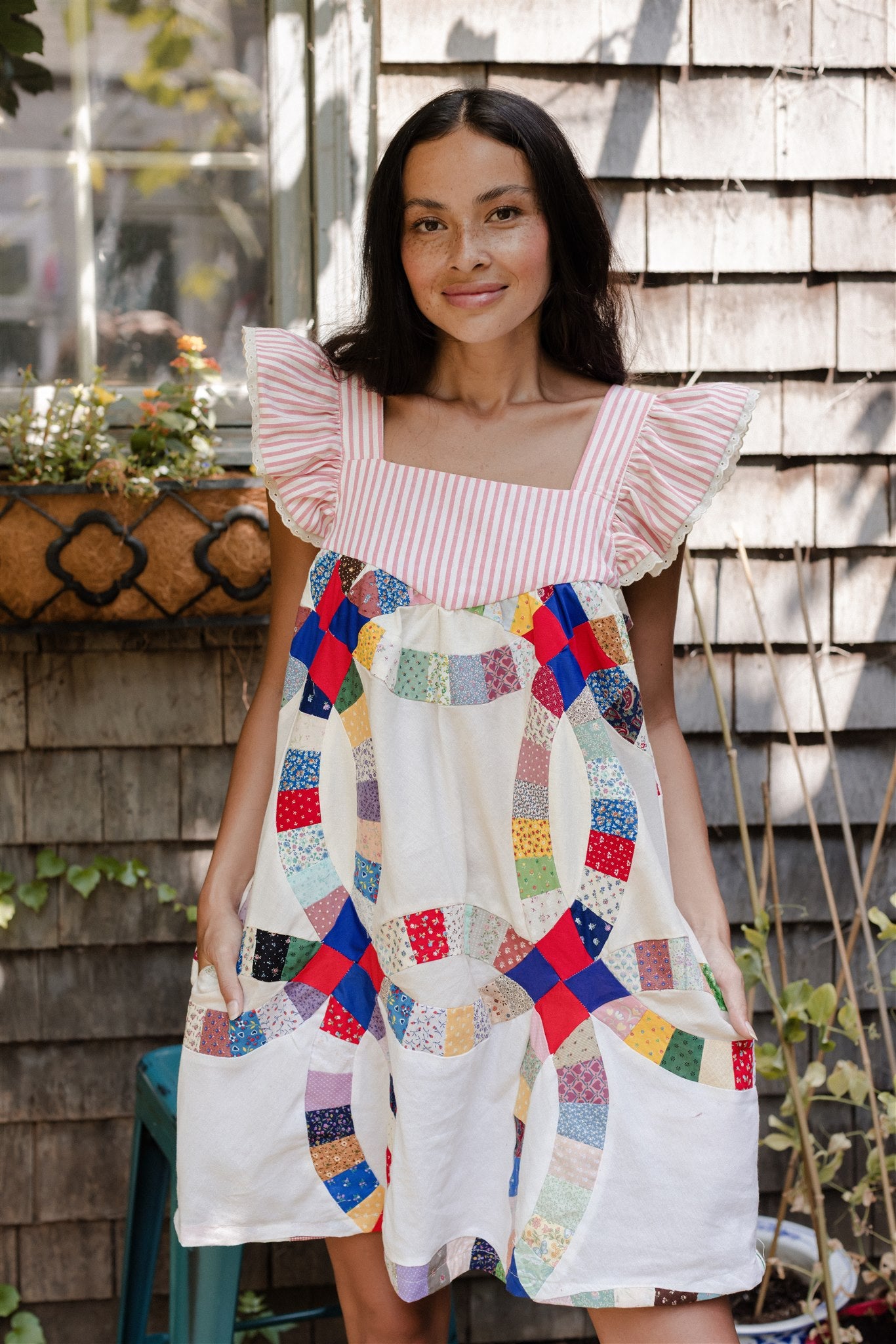 The Jumble Dress in Heirloom Gold | Double Wedding Rings
