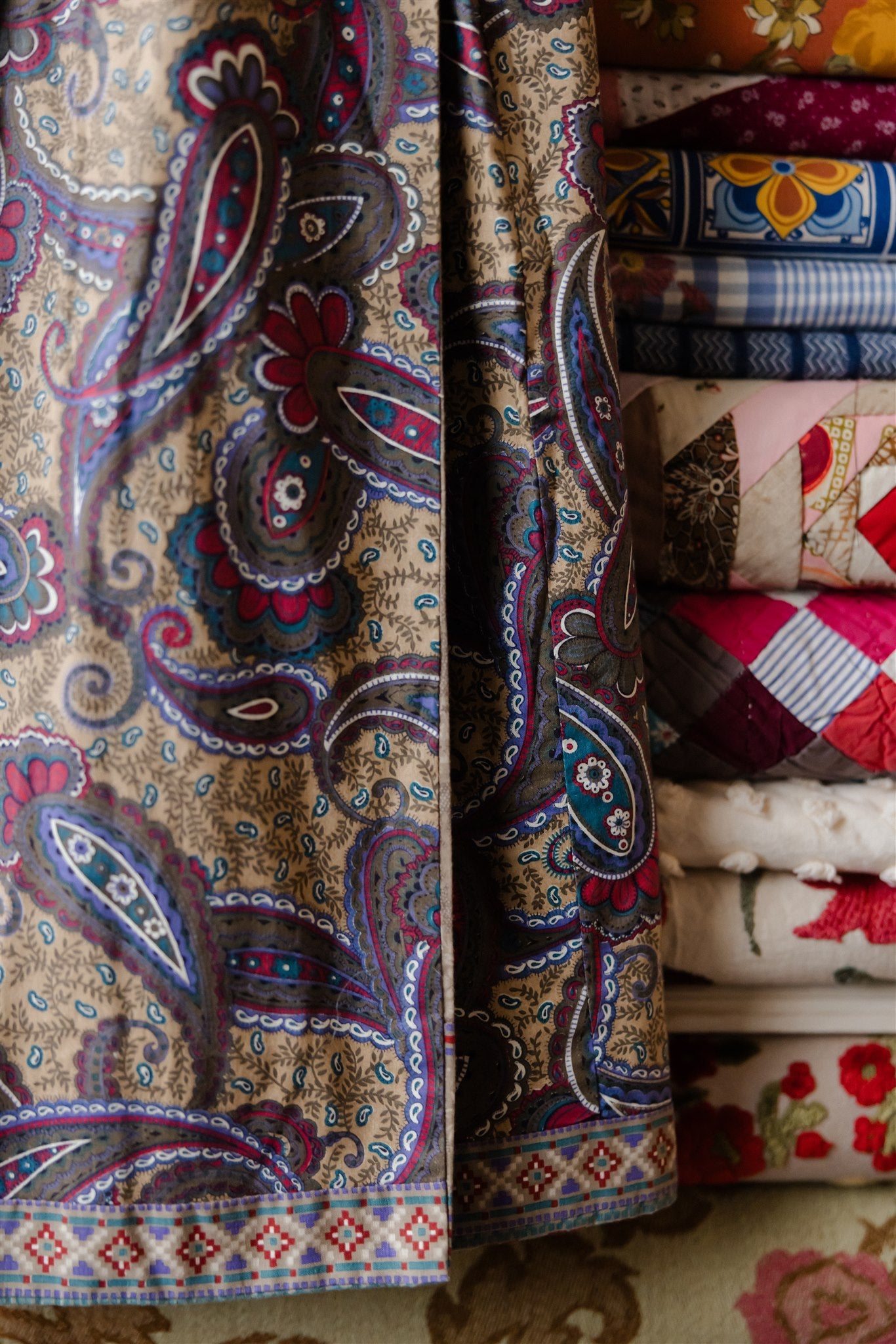 Paisley Wrap Skirt