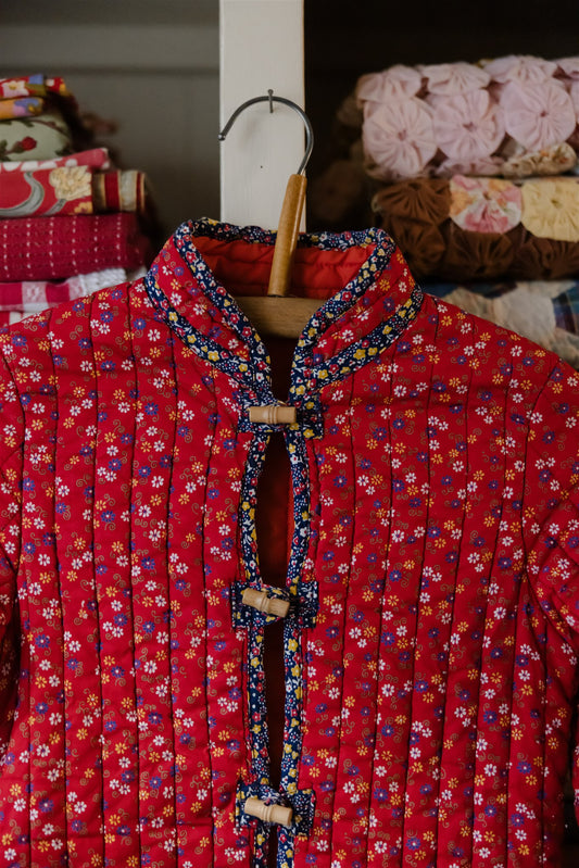 Little Red Quilt Coat