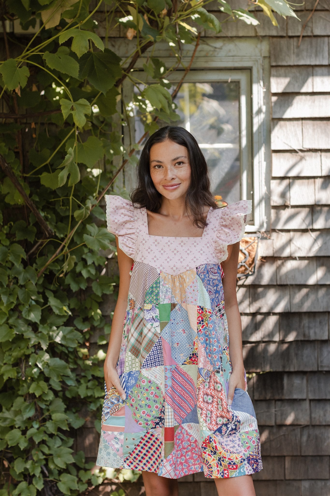 The Jumble Dress in Heirloom Gold | Summer Sky