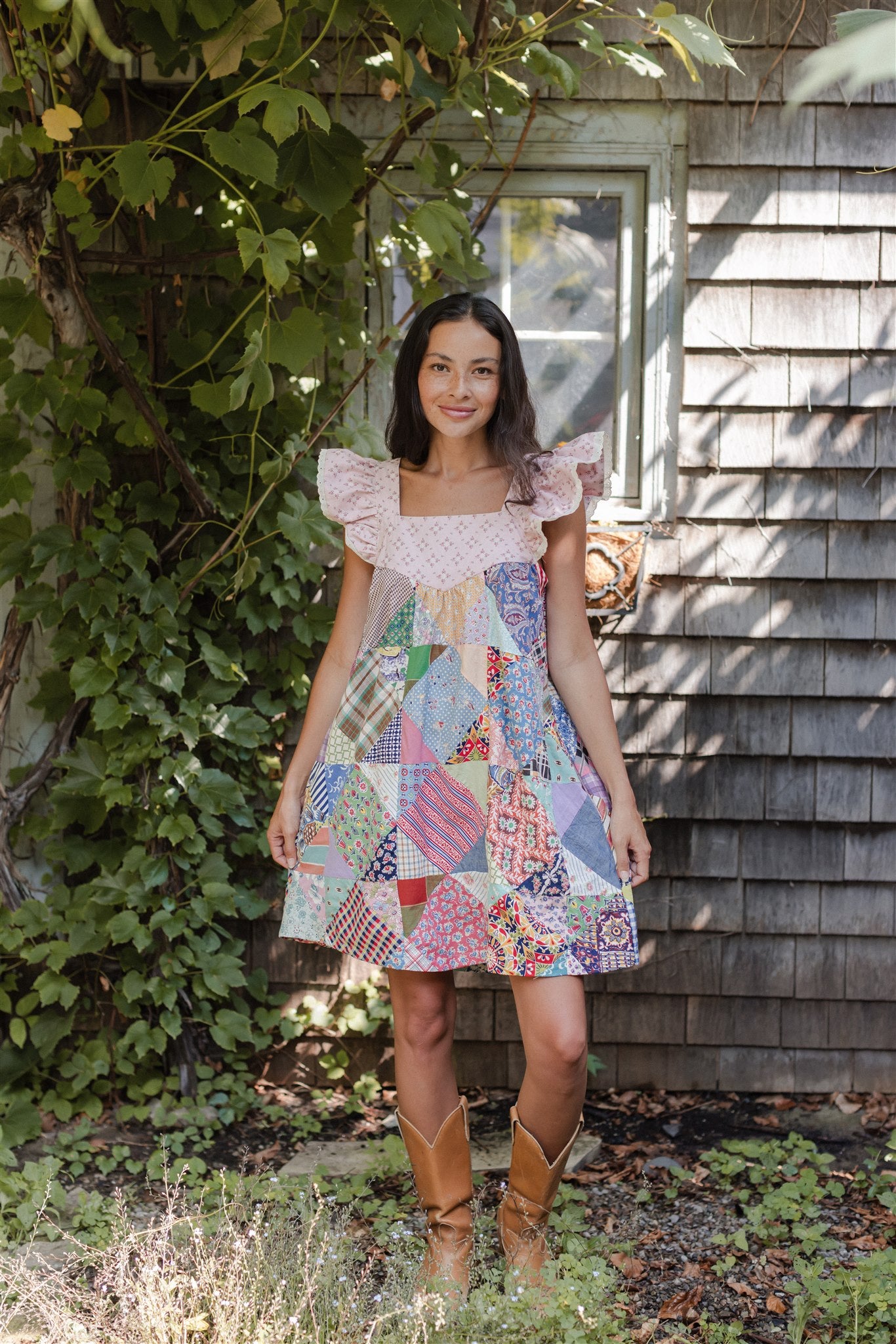 The Jumble Dress in Heirloom Gold | Summer Sky