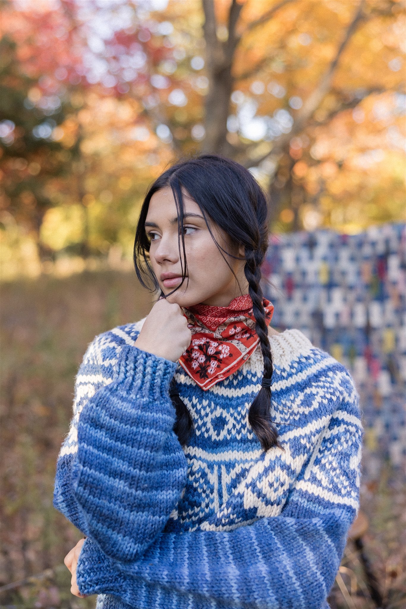 Sky Blue Icelandic Pullover