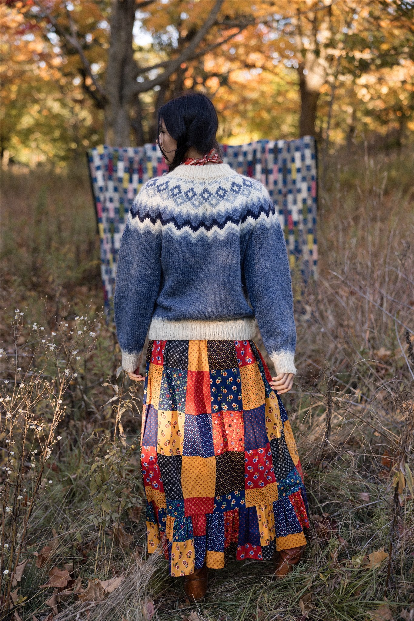 Denim Blue Icelandic Pullover