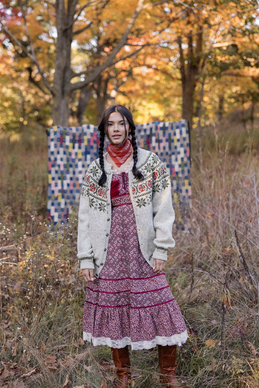 Fair Isle Danish Cardigan