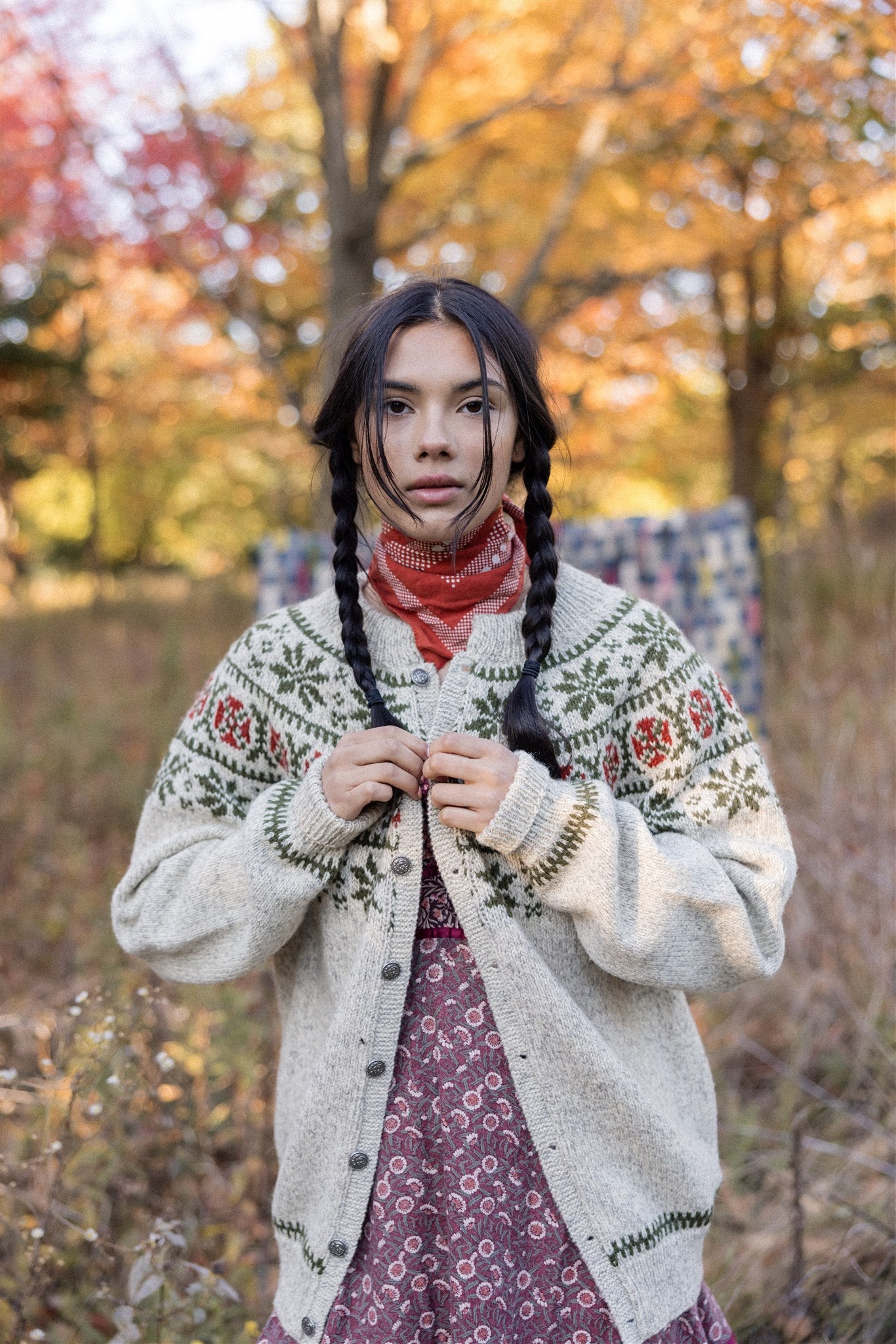 Fair Isle Danish Cardigan