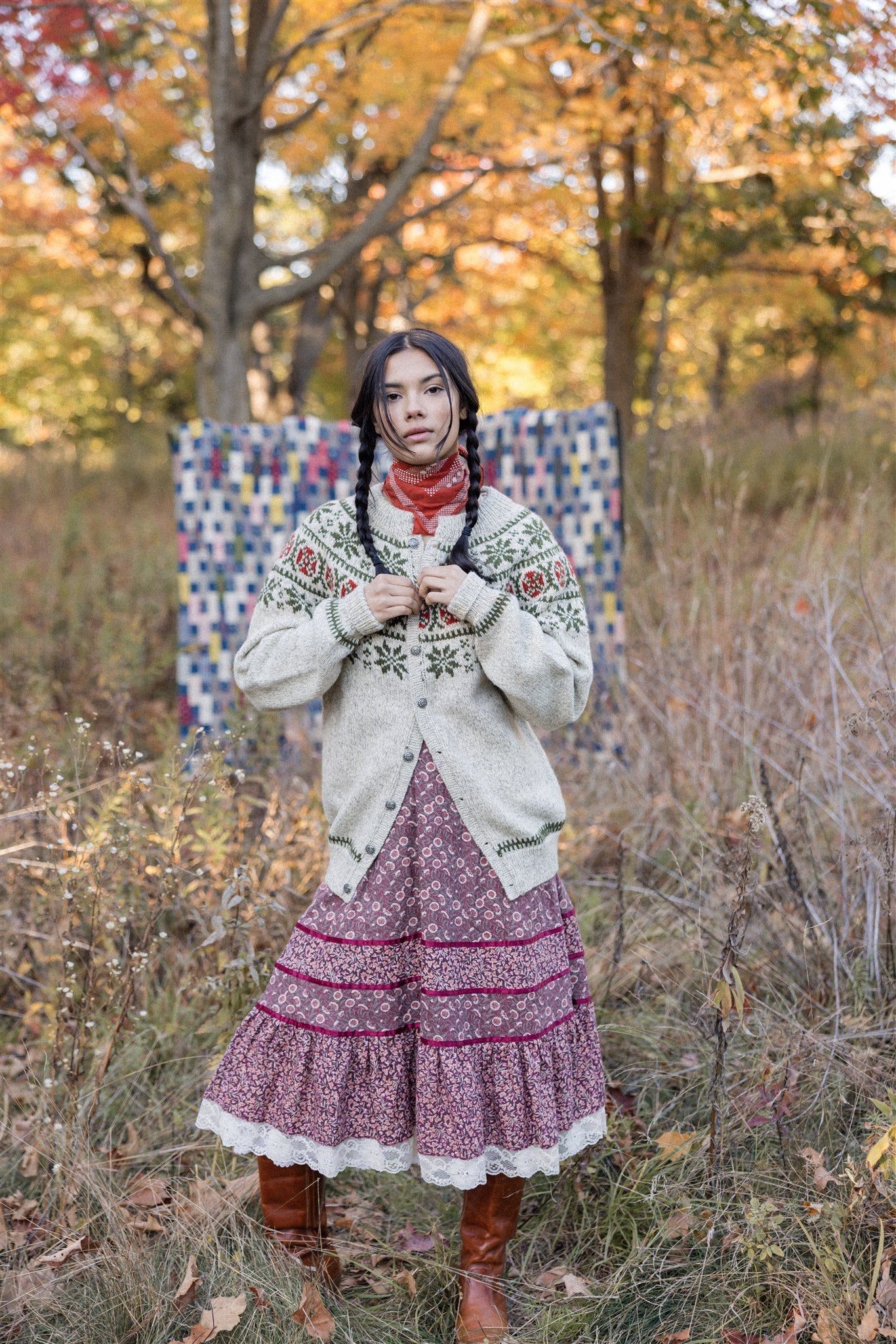 Fair Isle Danish Cardigan
