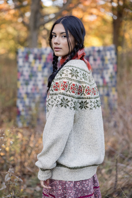 Fair Isle Danish Cardigan
