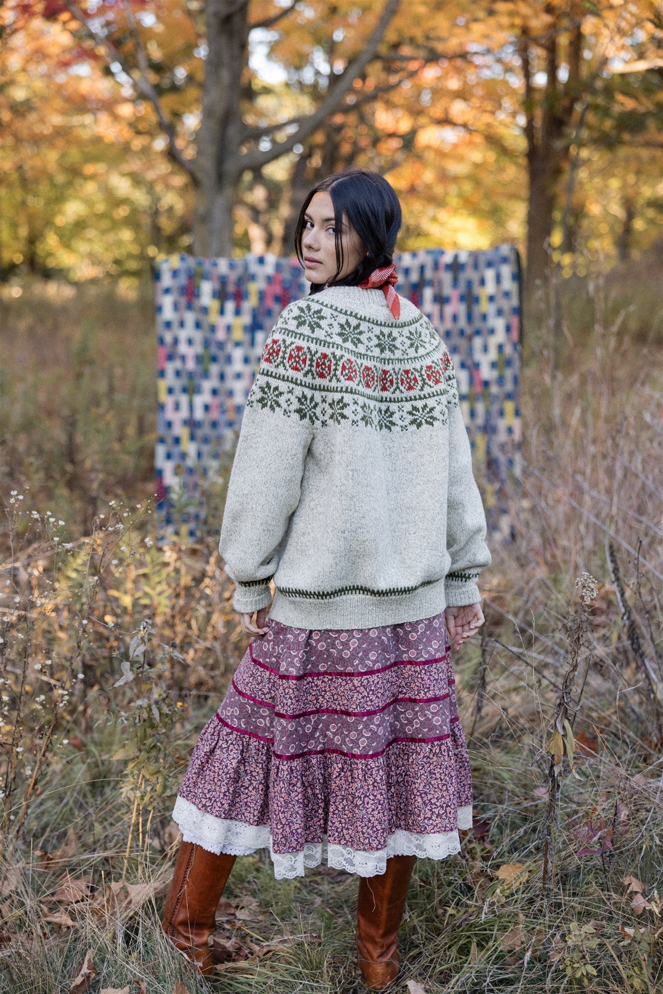 Fair Isle Danish Cardigan