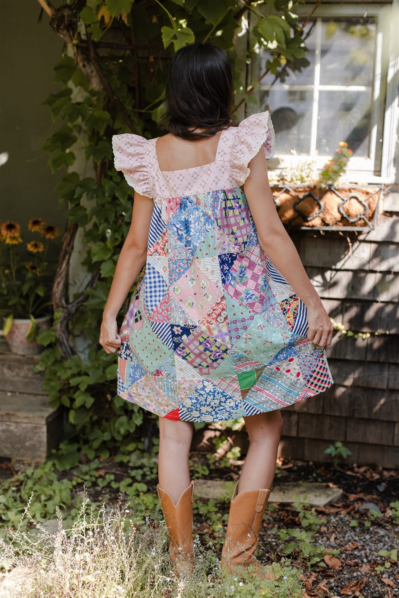The Jumble Dress in Heirloom Gold | Summer Sky
