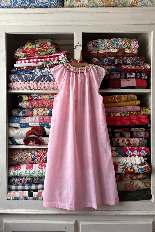 Pink Smock Dress