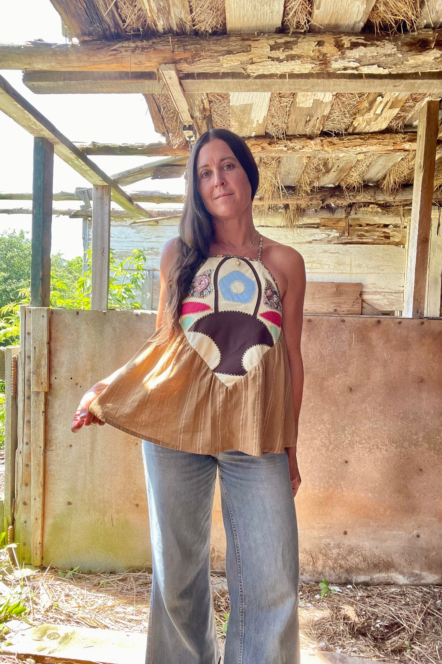 The Quilt Block Camisole | Flower Basket