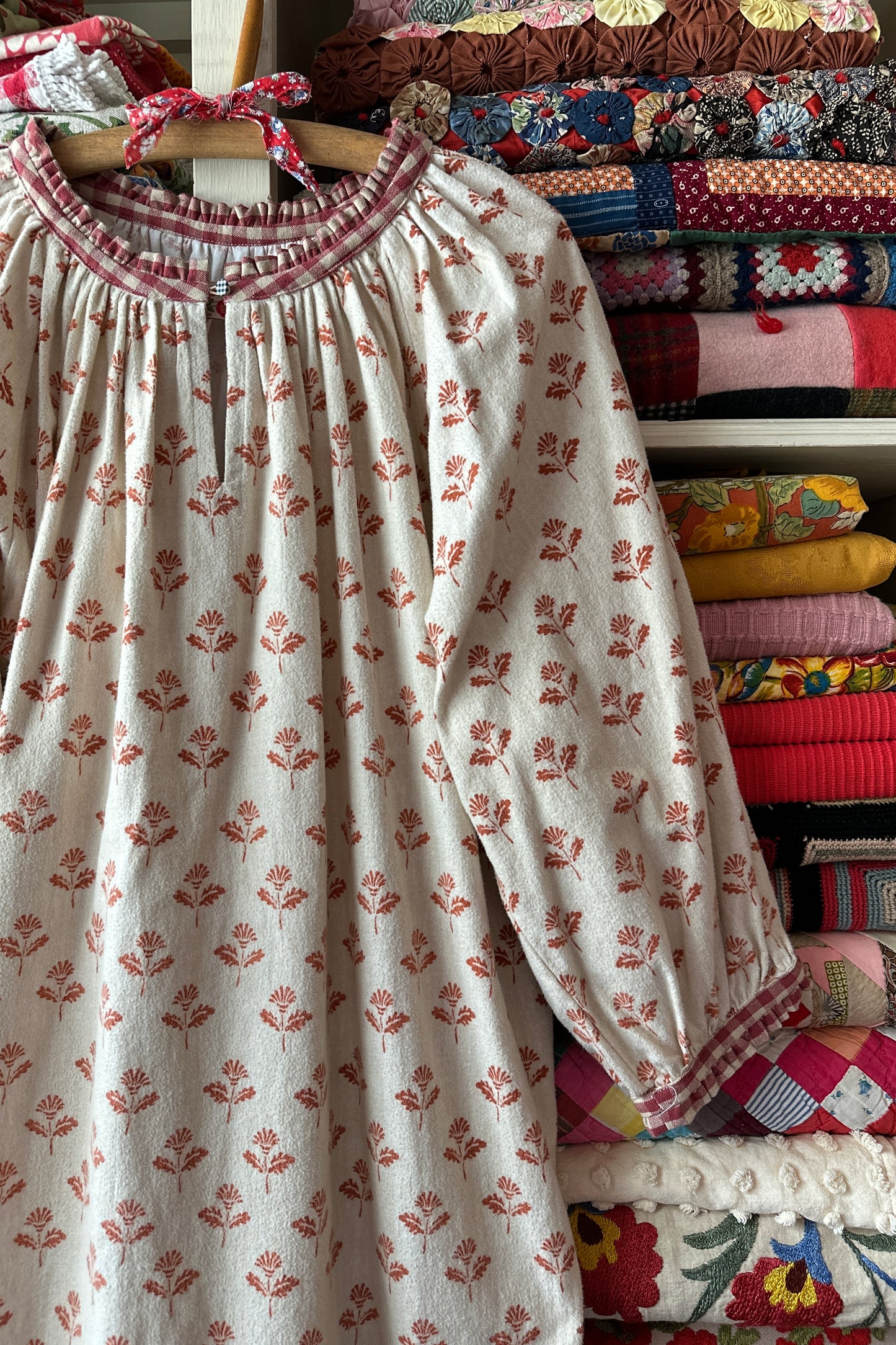 Flannel Clara Blouse