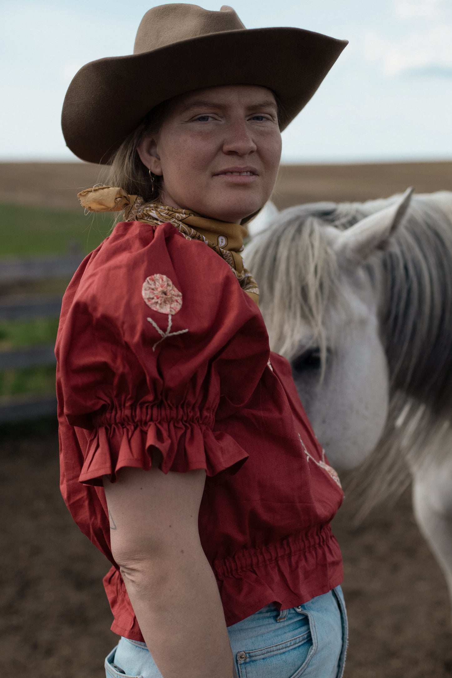 The Albany Blouse | Yo-Yo Appliqué