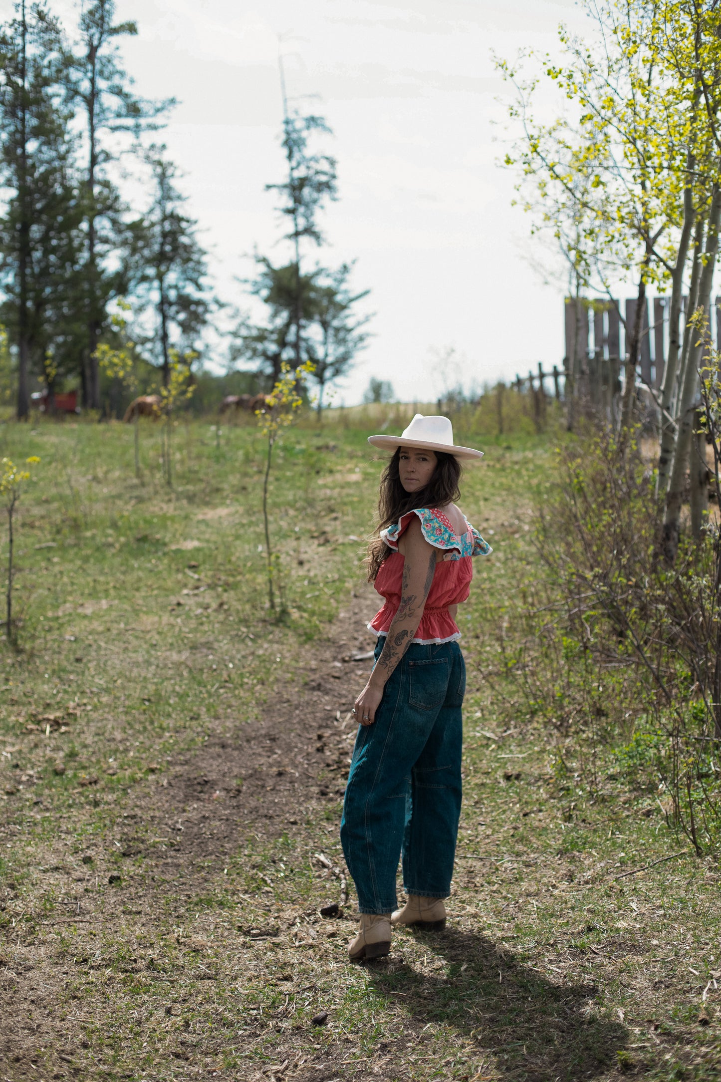 The Molly Top in Reunion Patchwork