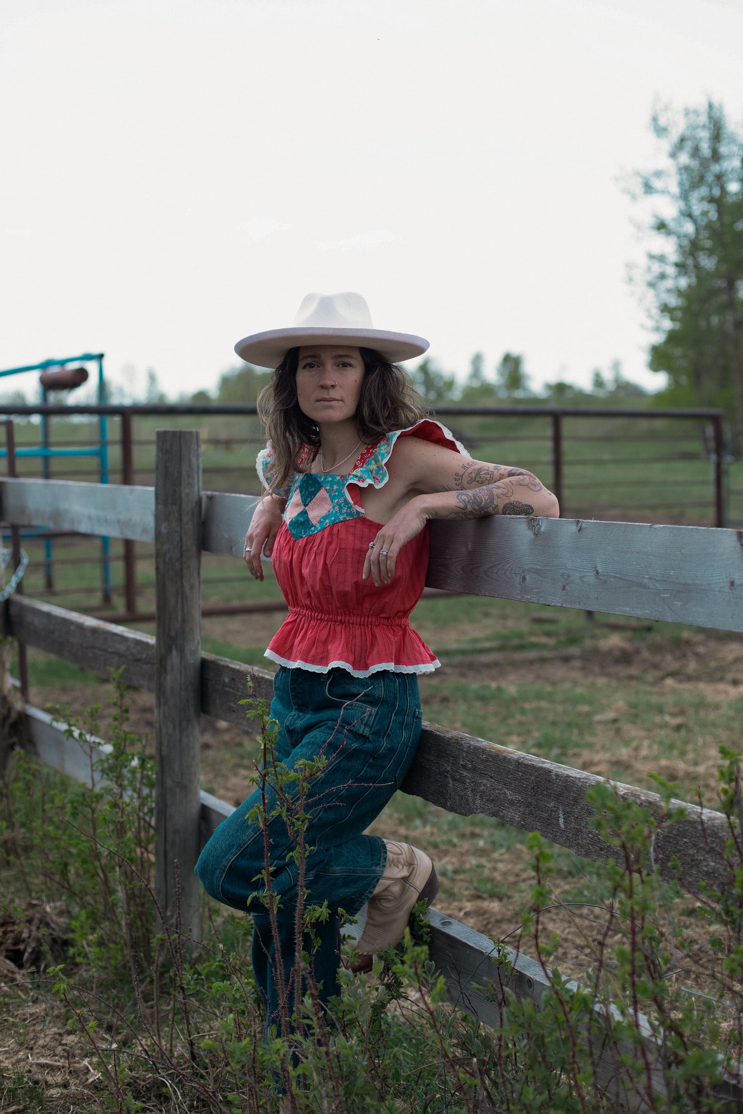 The Molly Top in Reunion Patchwork