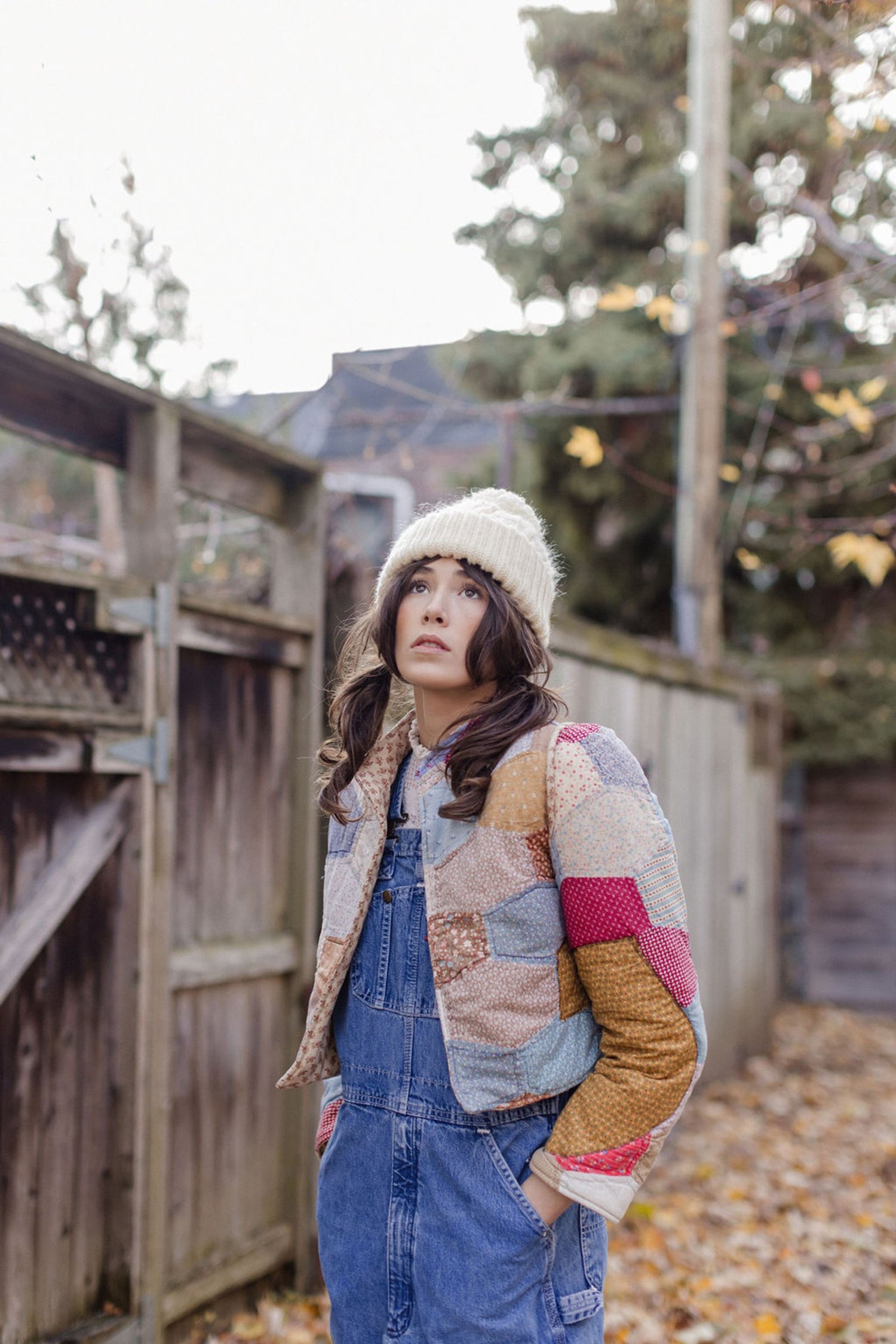 The Cropped Quilt Coat