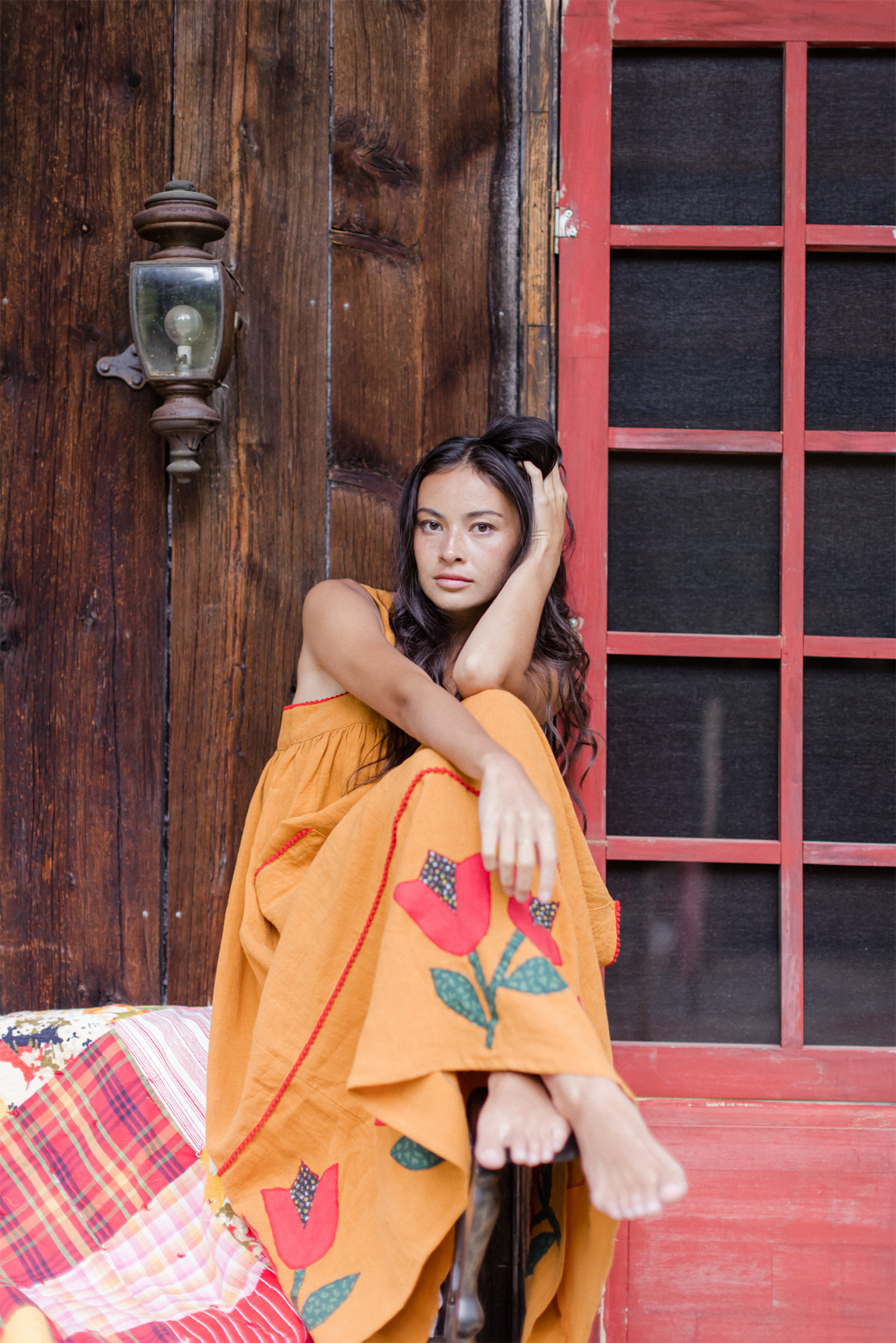 The Tulip Appliqué Dress