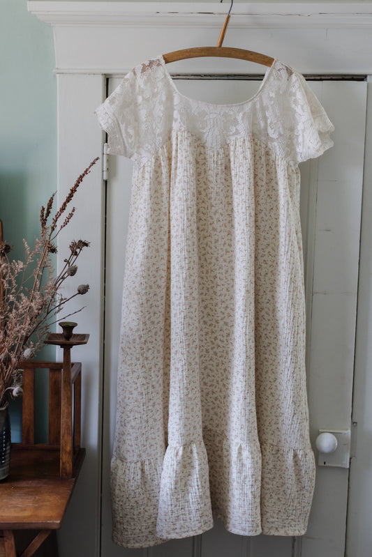 The Ivy Dress | Antique White