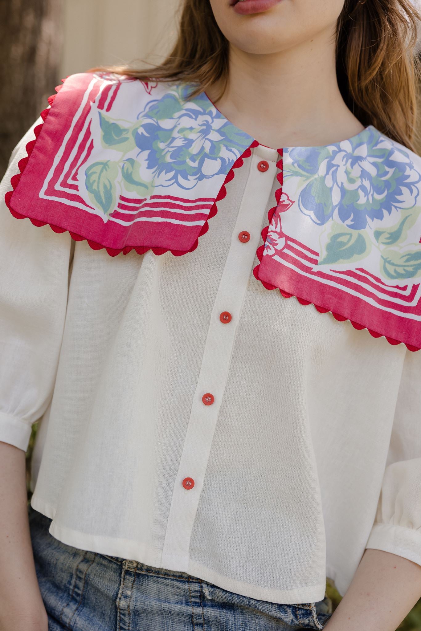 East Village Painters Blouse 3/16