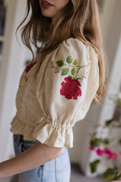 The Albany Blouse | Heirloom Needlepoint