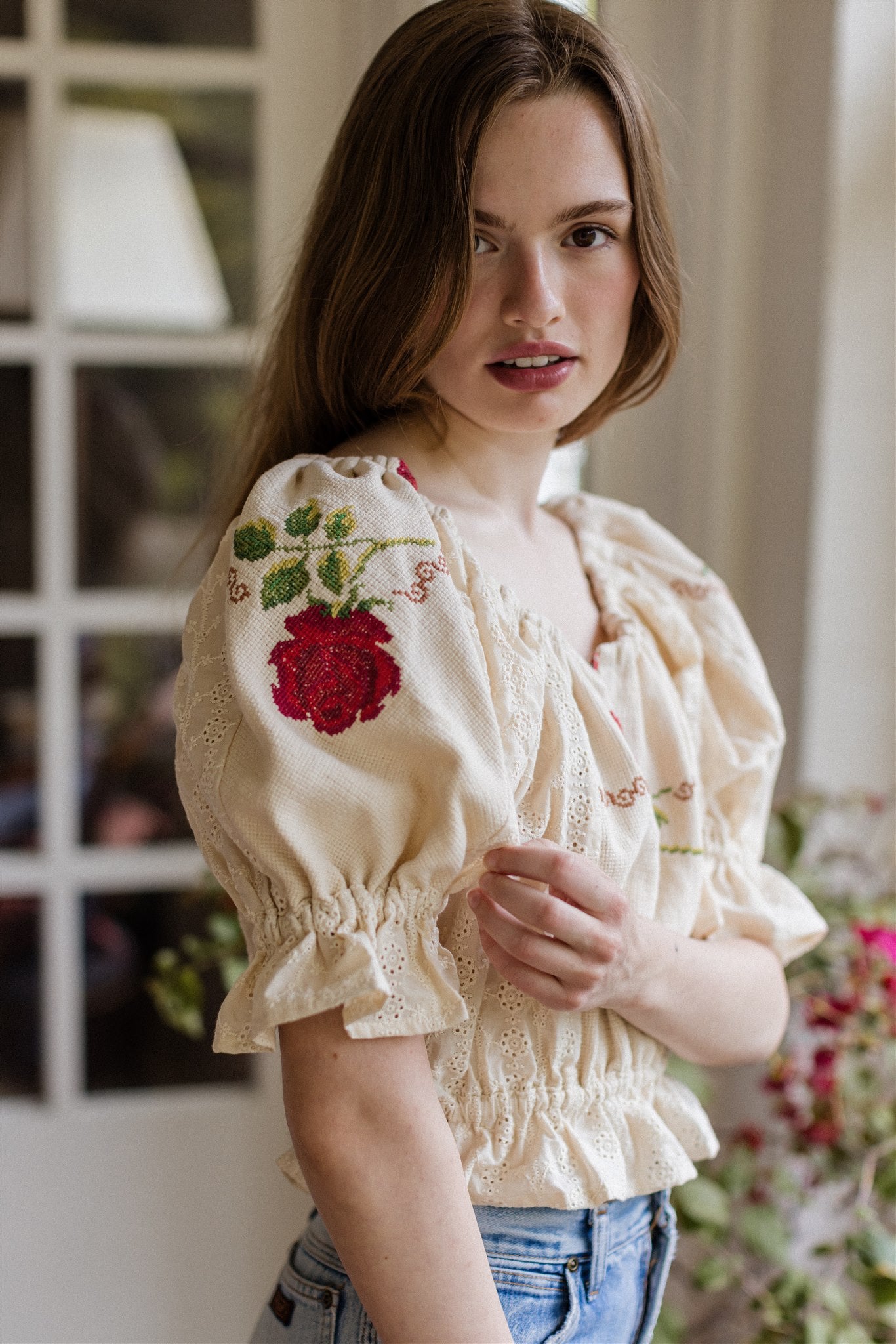 The Albany Blouse | Heirloom Needlepoint