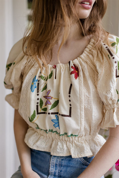 The Albany Blouse | Heirloom Needlepoint