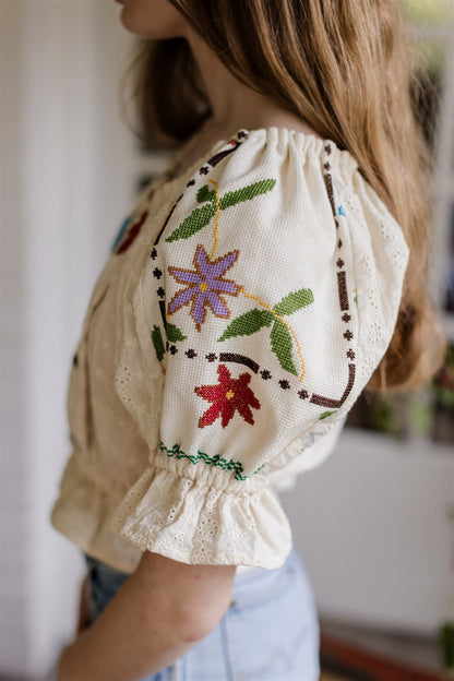 The Albany Blouse | Heirloom Needlepoint