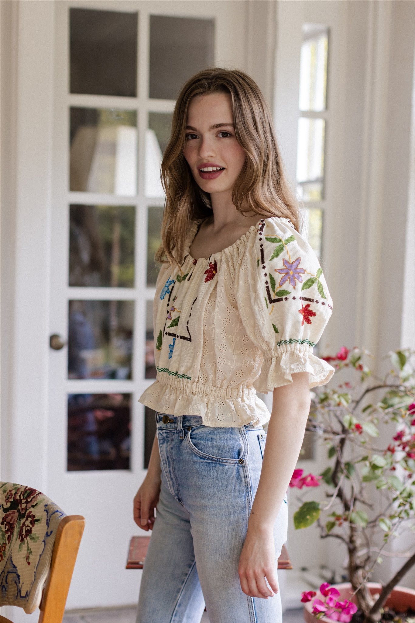The Albany Blouse | Heirloom Needlepoint