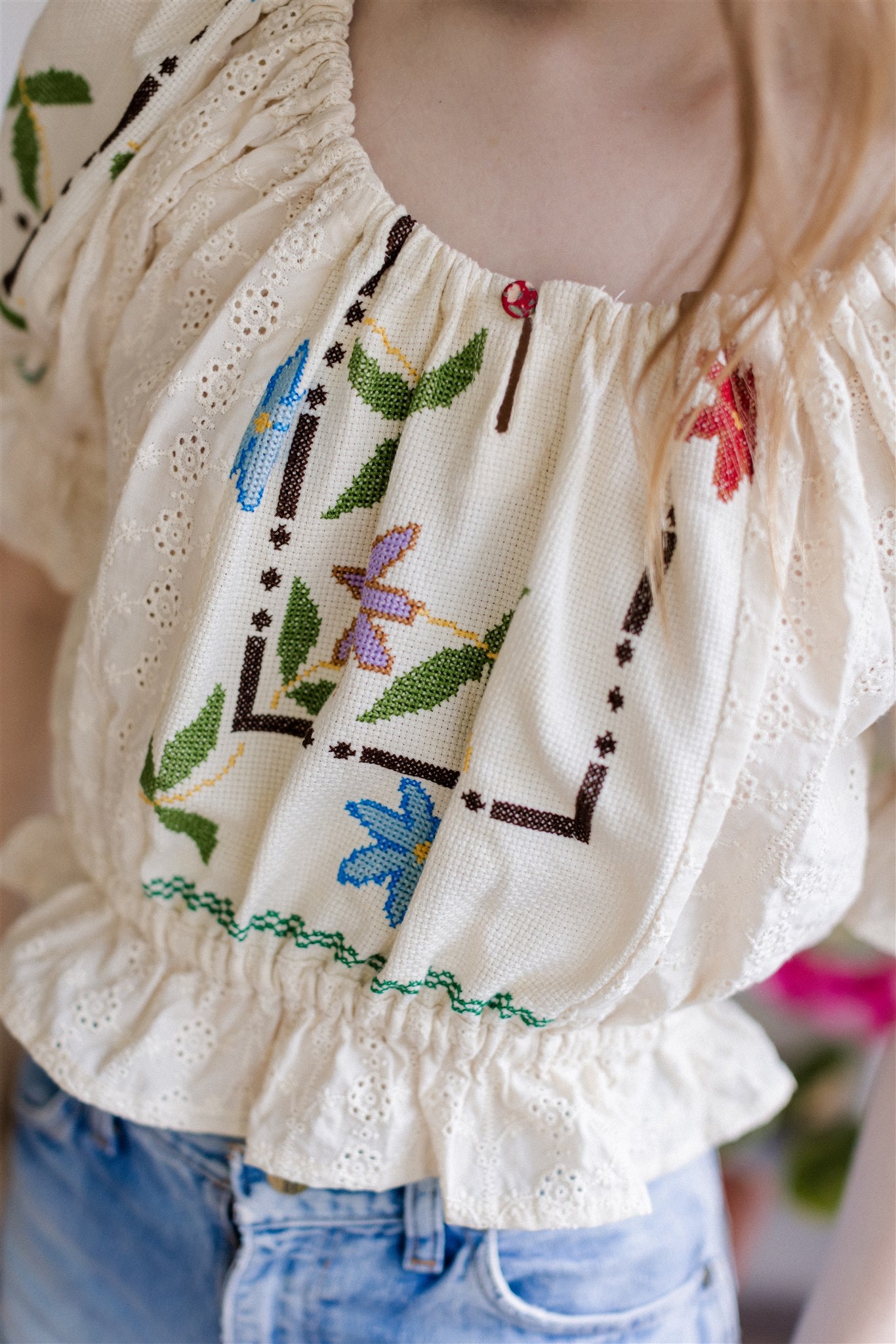 The Albany Blouse | Heirloom Needlepoint