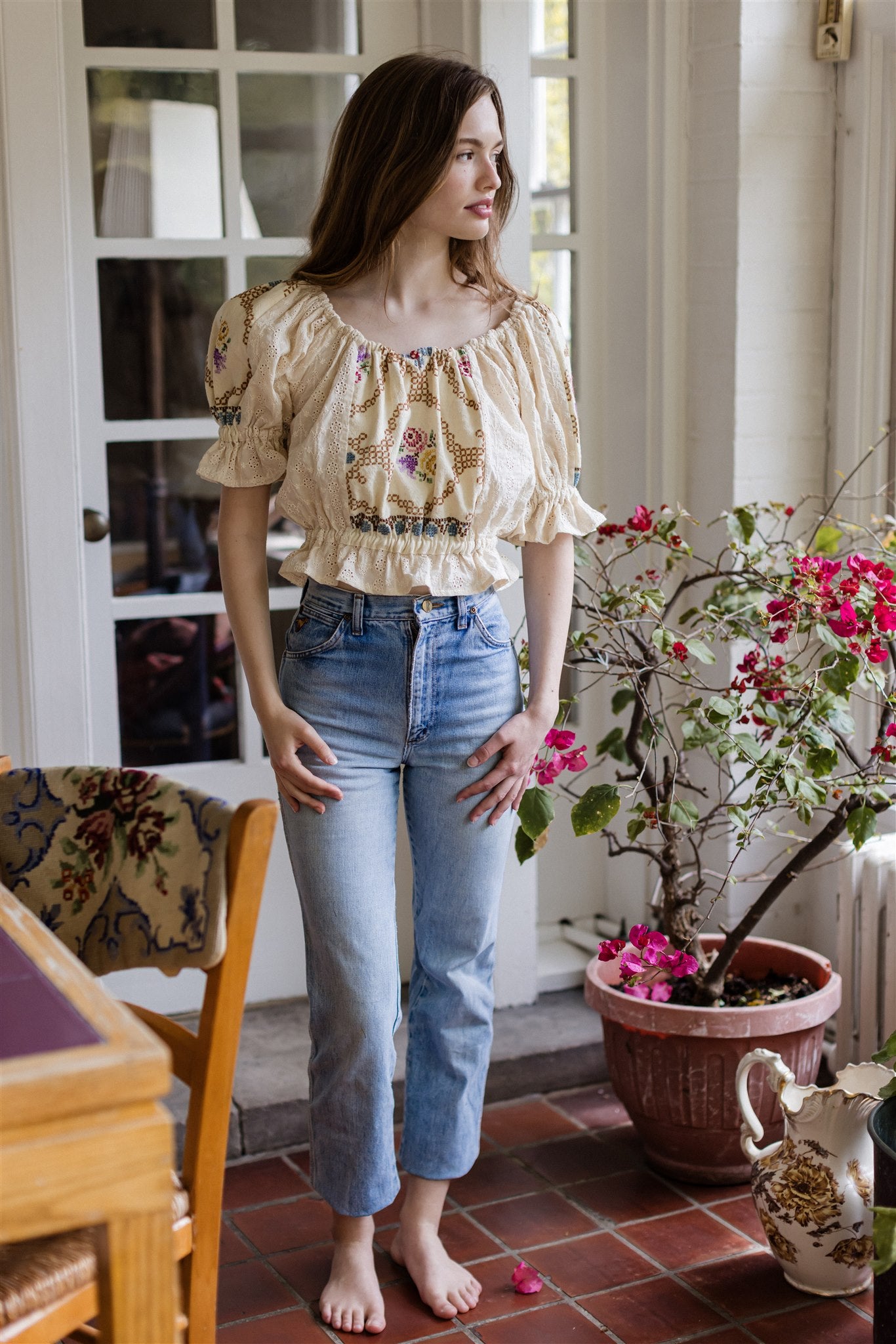 The Albany Blouse | Heirloom Needlepoint