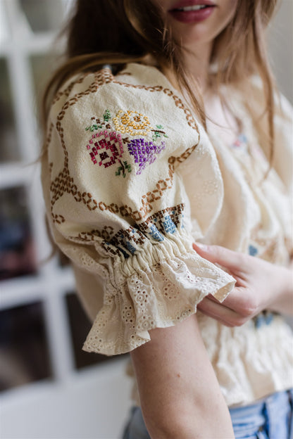 The Albany Blouse | Heirloom Needlepoint