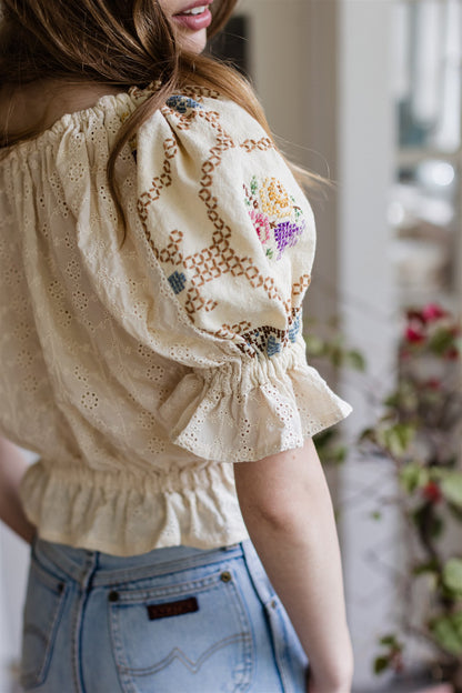 The Albany Blouse | Heirloom Needlepoint